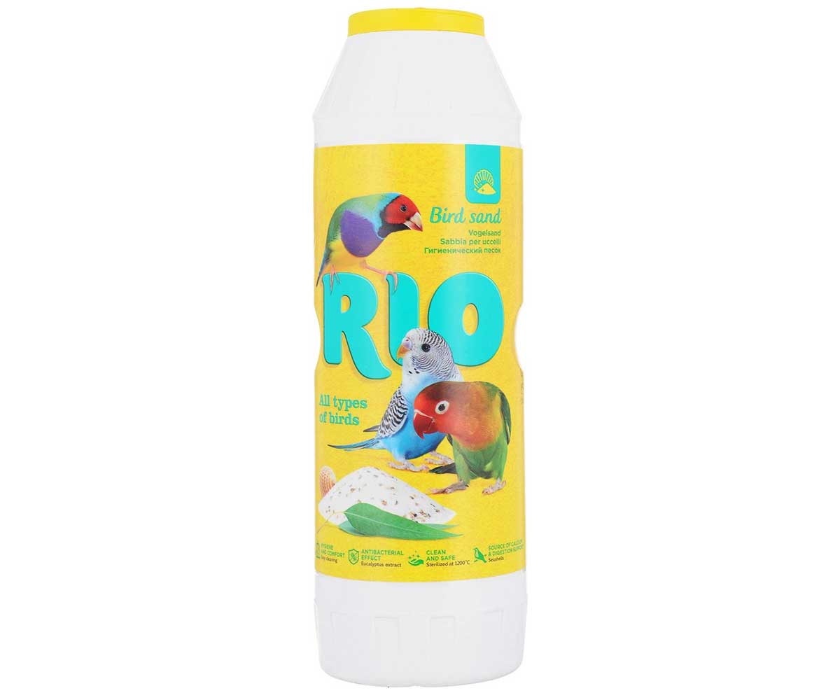 Песок Для Птиц Rio (Рио) Гигиенический с Экстрактом Эвкалипта и Ракушечником 2кг