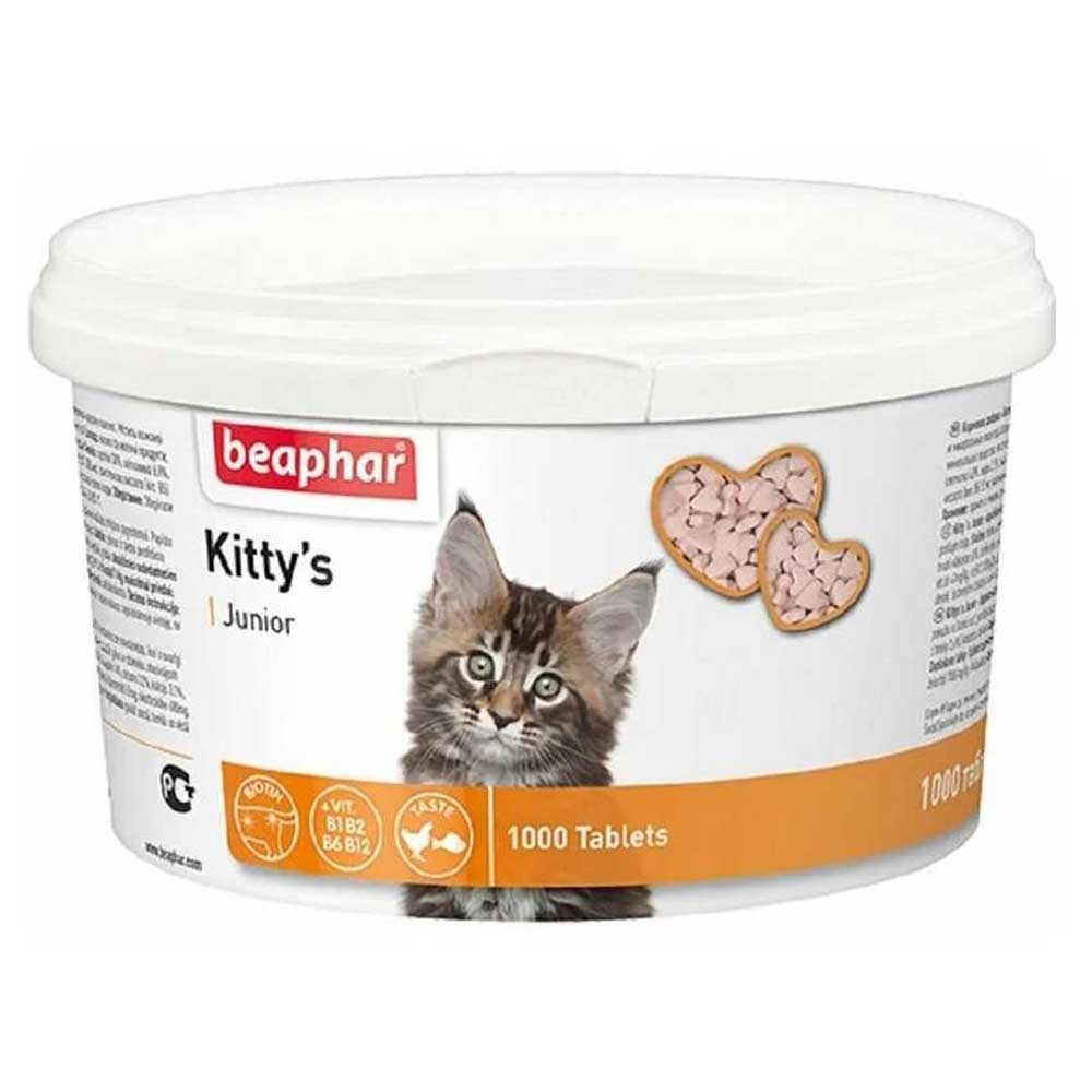 Витамины Для Котят Beaphar (Беафар) Kittys Junior + Biotin Биотин 1000таб 12596