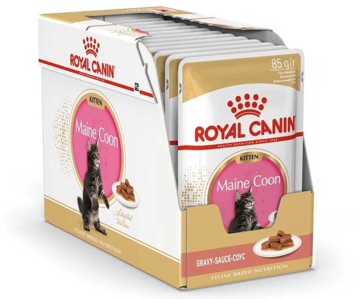 Влажный Корм Royal Canin (Роял Канин) Для Котят Породы Мейн-кун Kitten Maine Coon 85г (1*12)