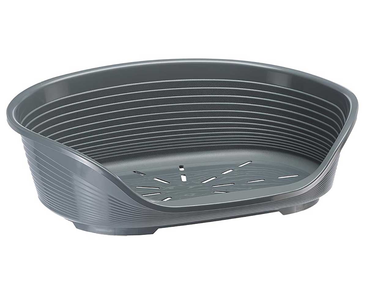 Лежак Для Собак Крупных Пород Ferplast (Ферпласт) 111*80,5*33,5см Siesta Deluxe 12 Темно-Серый 70212947