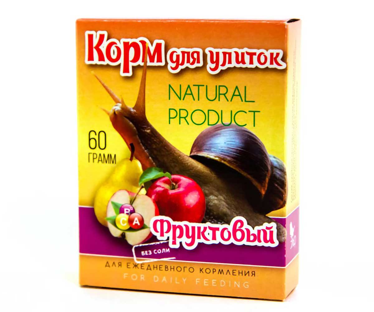 Корм Для Улиток Эльф Фруктовый 60г
