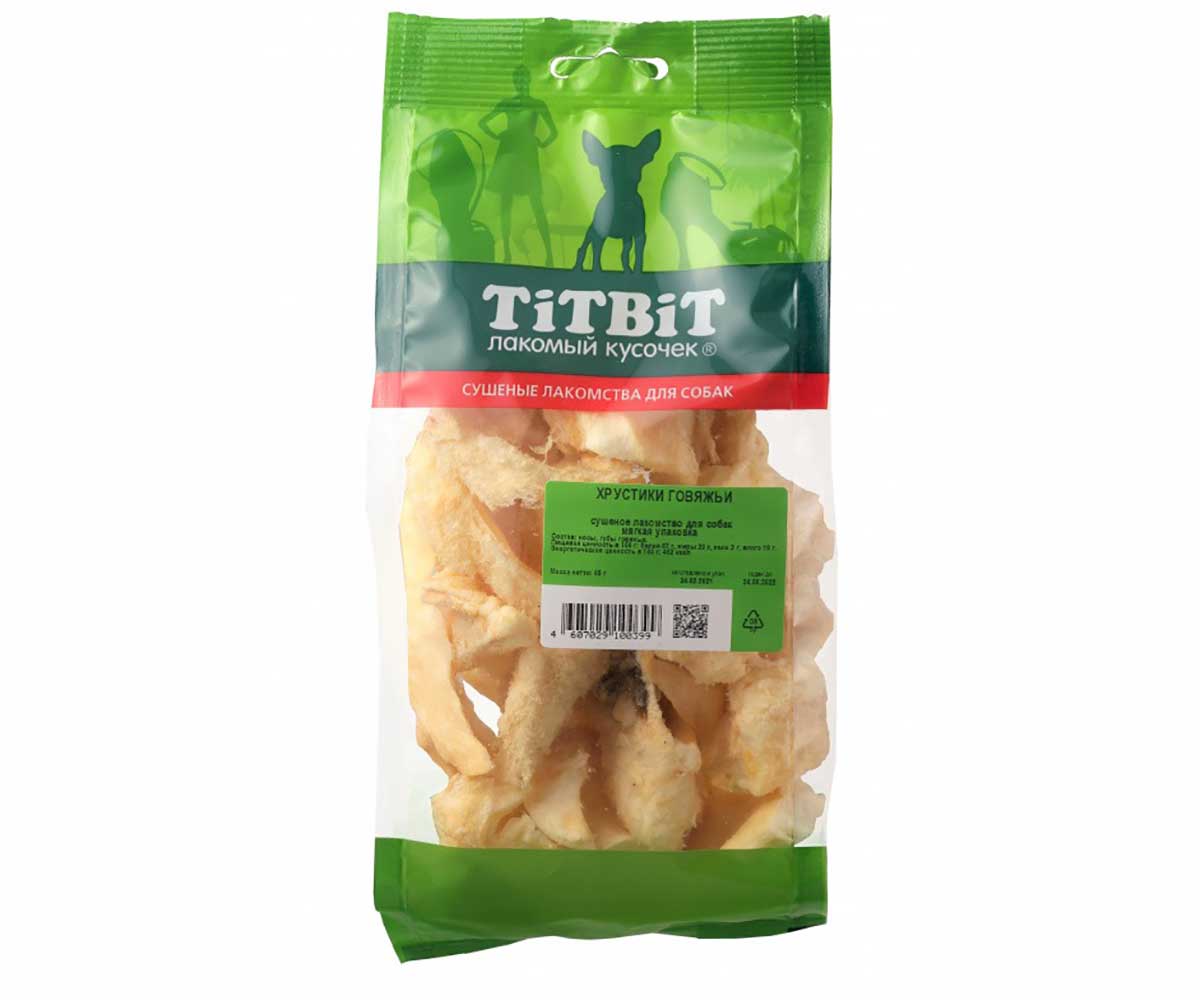 Лакомство Для Собак TiTBit (Титбит) Хрустики Говяжьи 65г 0399