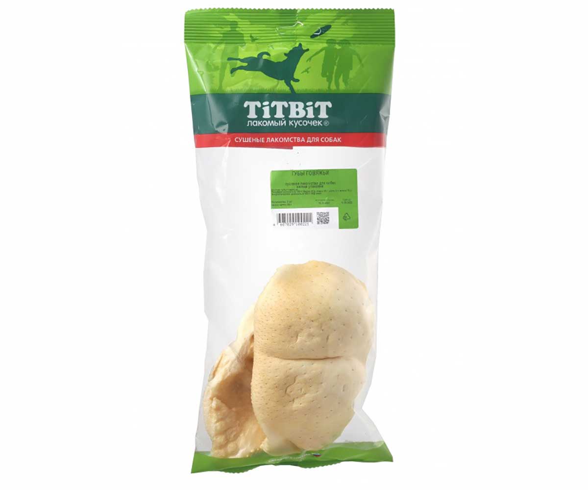 Лакомство Для Собак TiTBit (Титбит) Губы Говяжьи