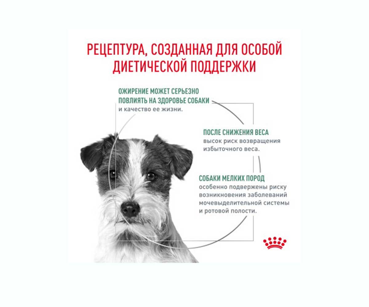Лечебный Сухой Корм Royal Canin (Роял Канин) Для Собак Мелких Пород Контроль Веса Satiety Weight Management Small Dog S 500г