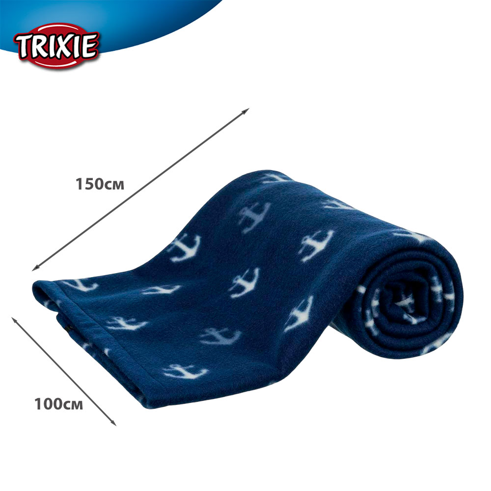 Подстилка Для Собак Trixie (Трикси) Barney 150*100см 37189 Синий Флис