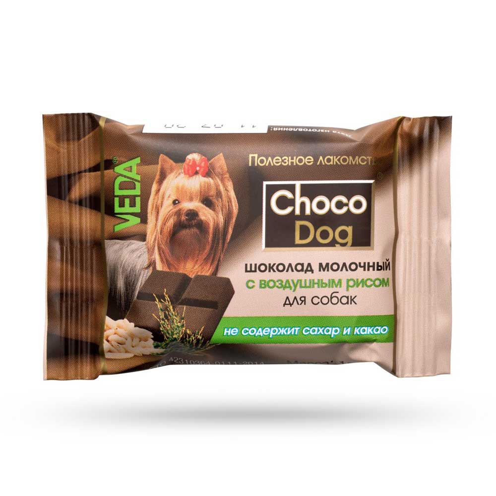 Лакомство Для Собак Веда Choco Dog Шоколад Молочный 15г