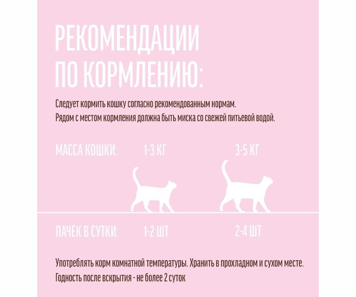 Влажный Корм Деревенские Лакомства Для Кошек Курица и Утка в Желе 70г Пауч 74500646