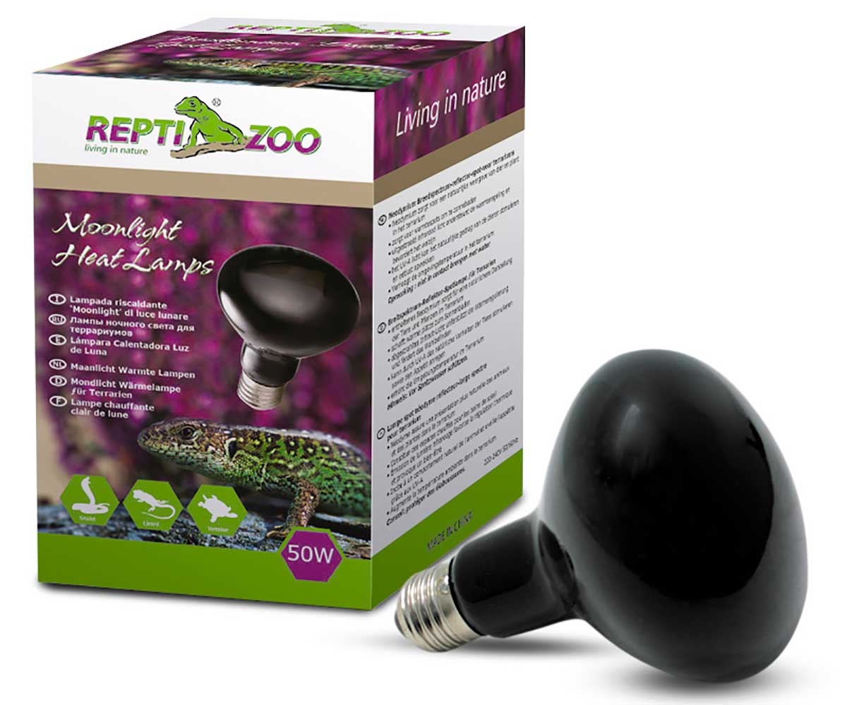 Лампа Для Рептилий Для Террариума Repti Zoo (Репти Зоо) Reptinightglow D63050 50Вт Ночная 83725015