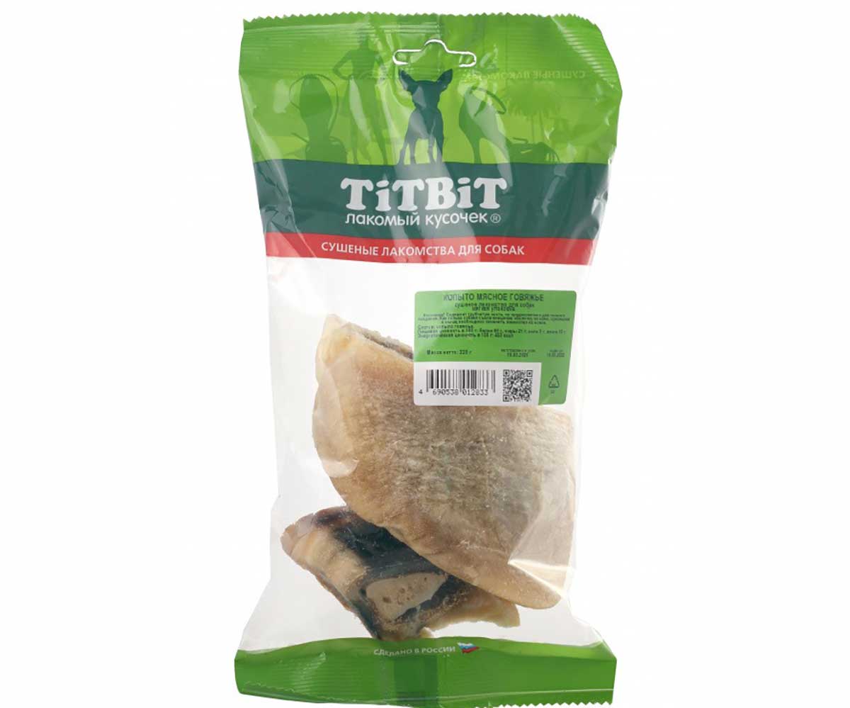 Лакомство Для Собак TiTBiT (Титбит) Копыто Мясное Говяжье 2409