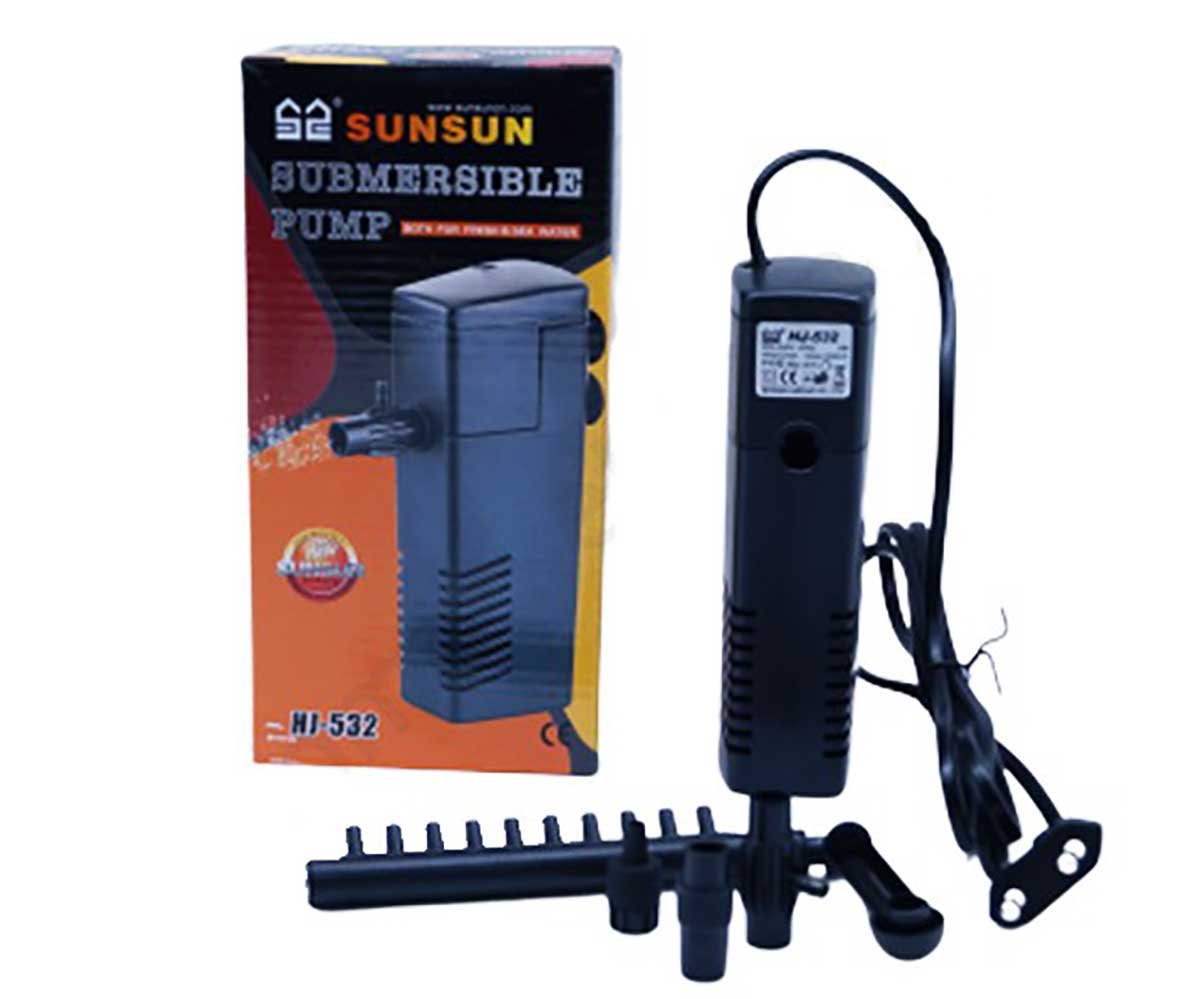 Помпа-Фильтр Для Аквариума 20-50л Sunsun (СанСан) 5Вт 350л/ч Hj-532