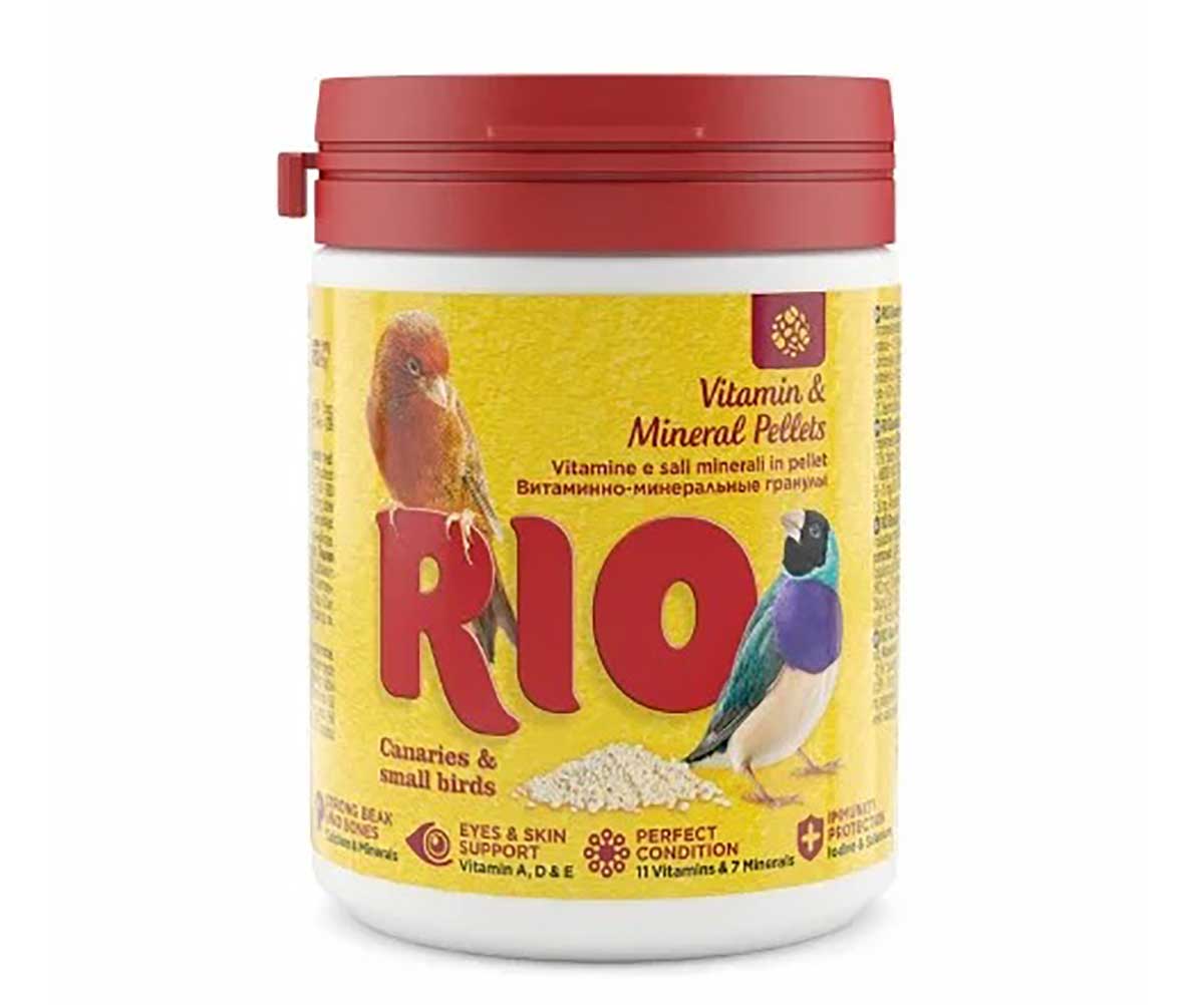 RIO (Рио) Витаминно-Минеральные Гранулы Для Канареек и Экзотов 120г