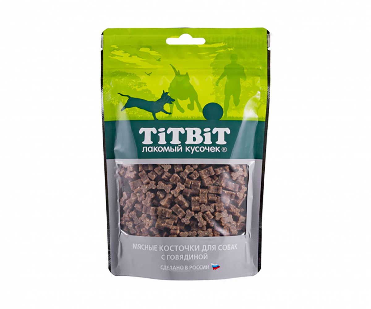 Лакомство Для Собак TiTBiT (Титбит) Косточки Мясные с Говядиной 145г 012857