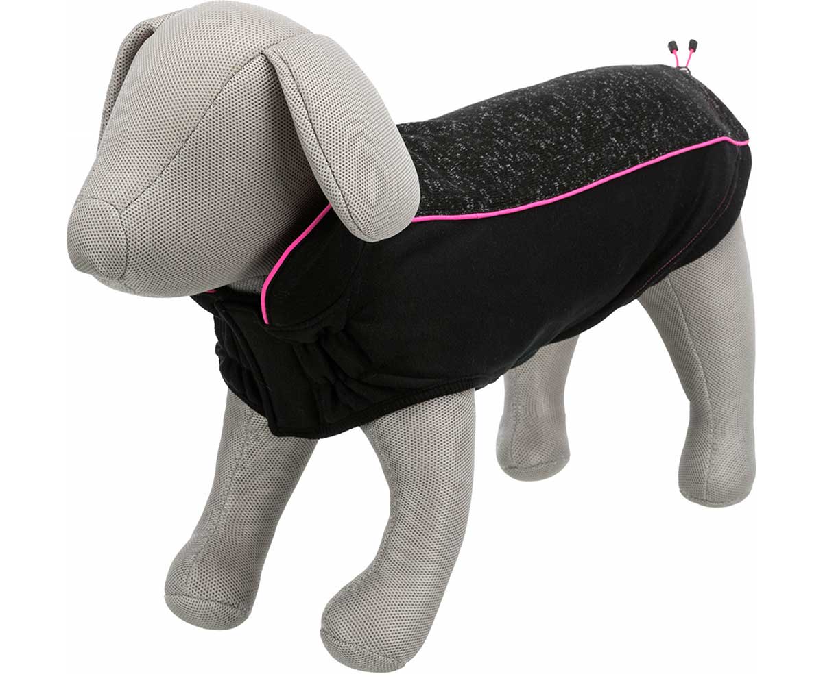 Пуловер Для Собак Мелких Пород Trixie (Трикси) Hudson S 36см 680103 Черный/Розовый