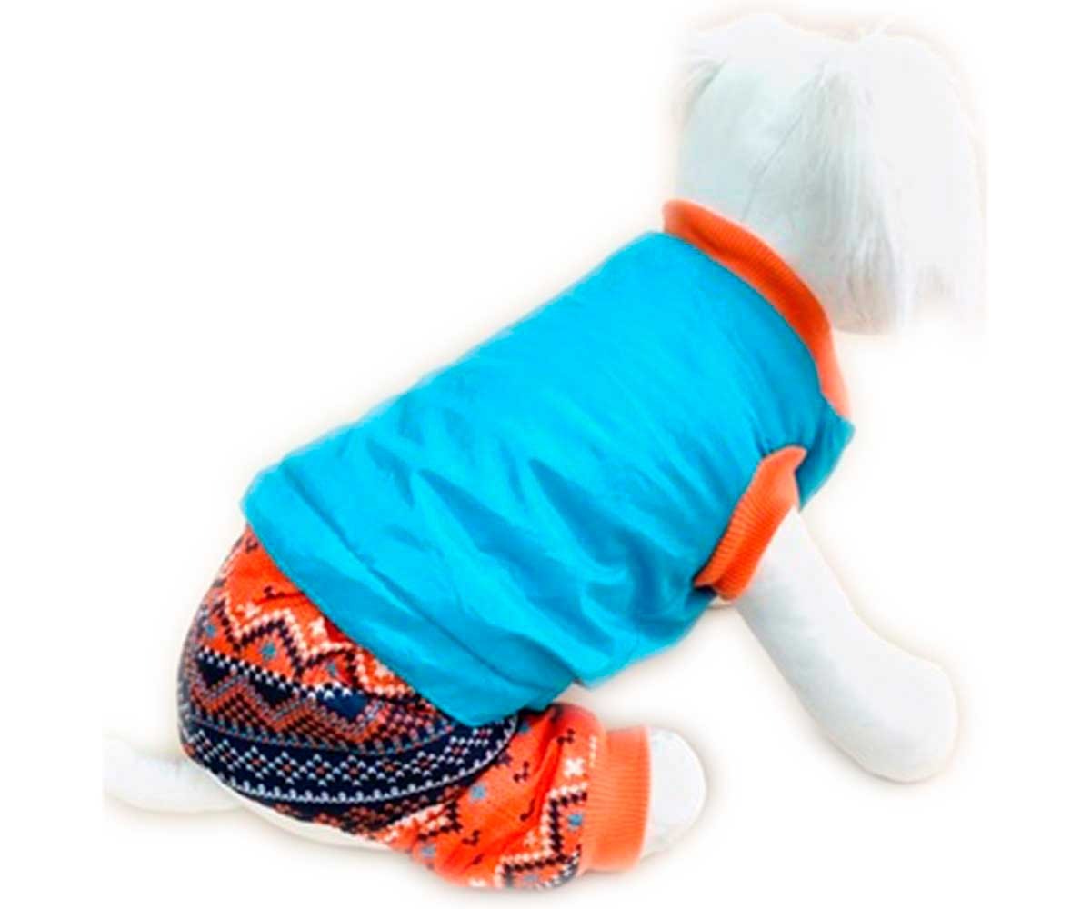 Комбинезон Для Мелких и Средних Пород Комби 4 Season Xxl Утепленный Бирюза Pet Fashion (Пет Фешн)