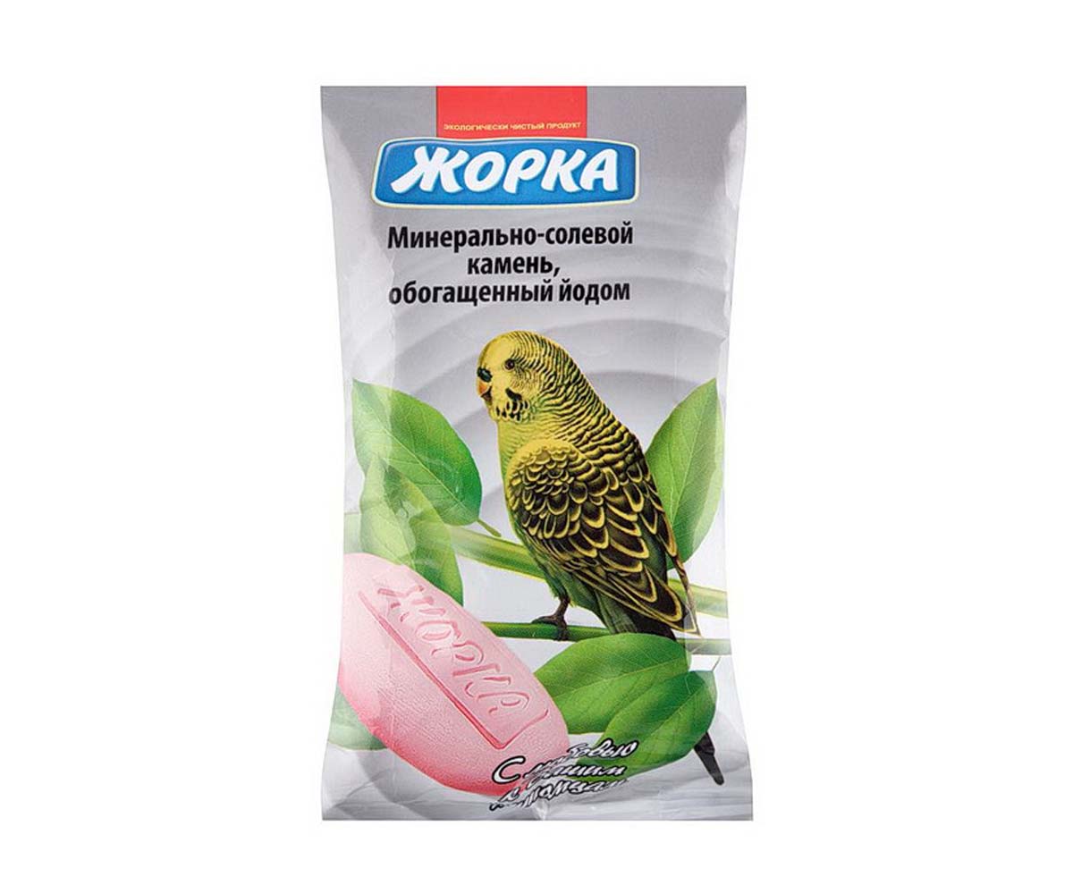 Минерально-Солевой для Птиц Камень Жорка Обогащенный Йодом 2шт 90г