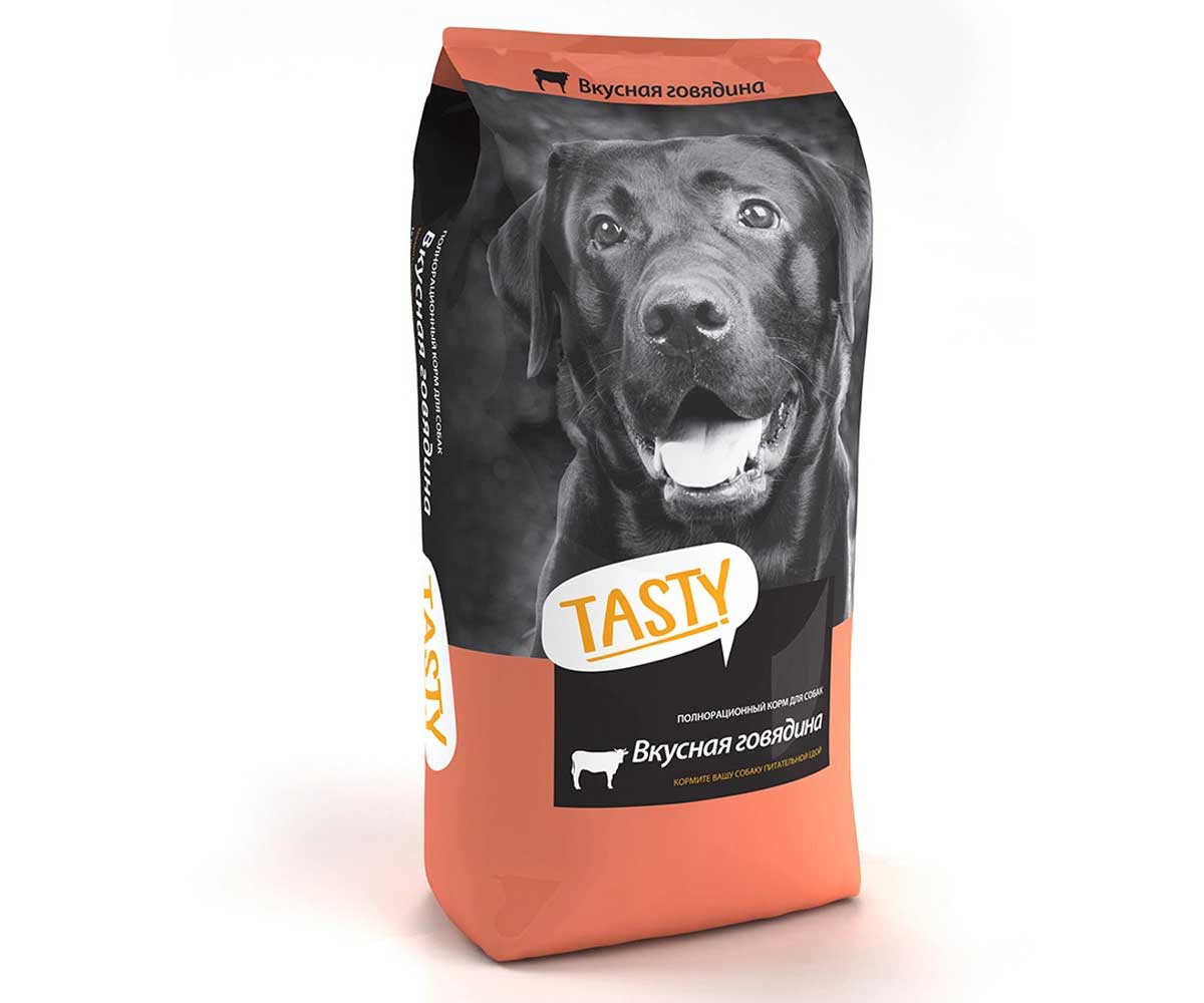 Сухой Корм Tasty (Тэсти) Для Собак Говядина 2,2кг (1*5)