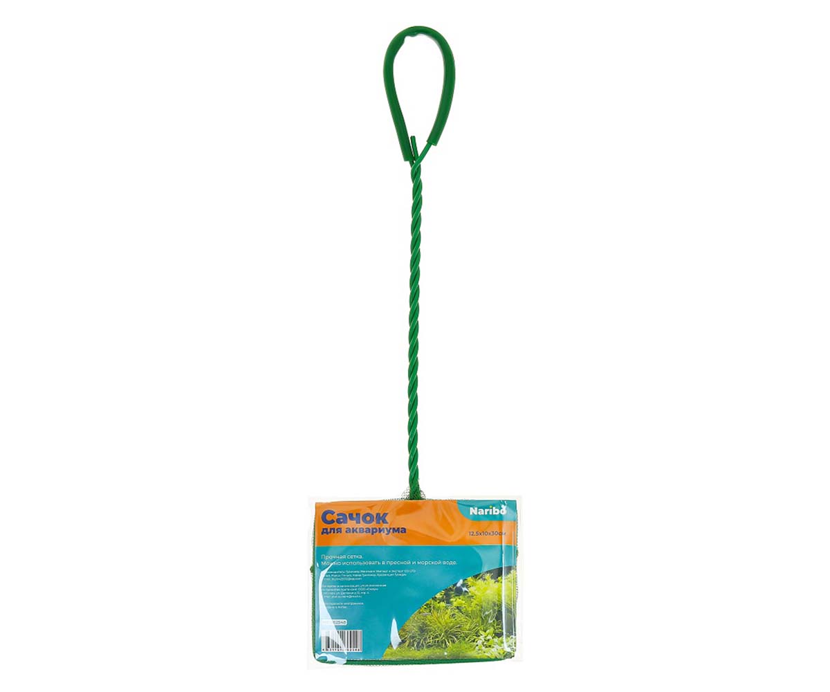 Сачок Для Аквариума Naribo (Нарибо) 12,5*10см Длинна Ручки 30см Nr-662548