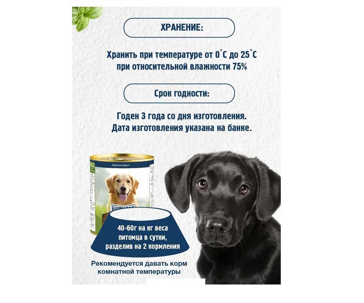 Консервы Для Собак Happy Dog (Хэппи Дог) Ягненок и Рис Natur Line 970г 72235