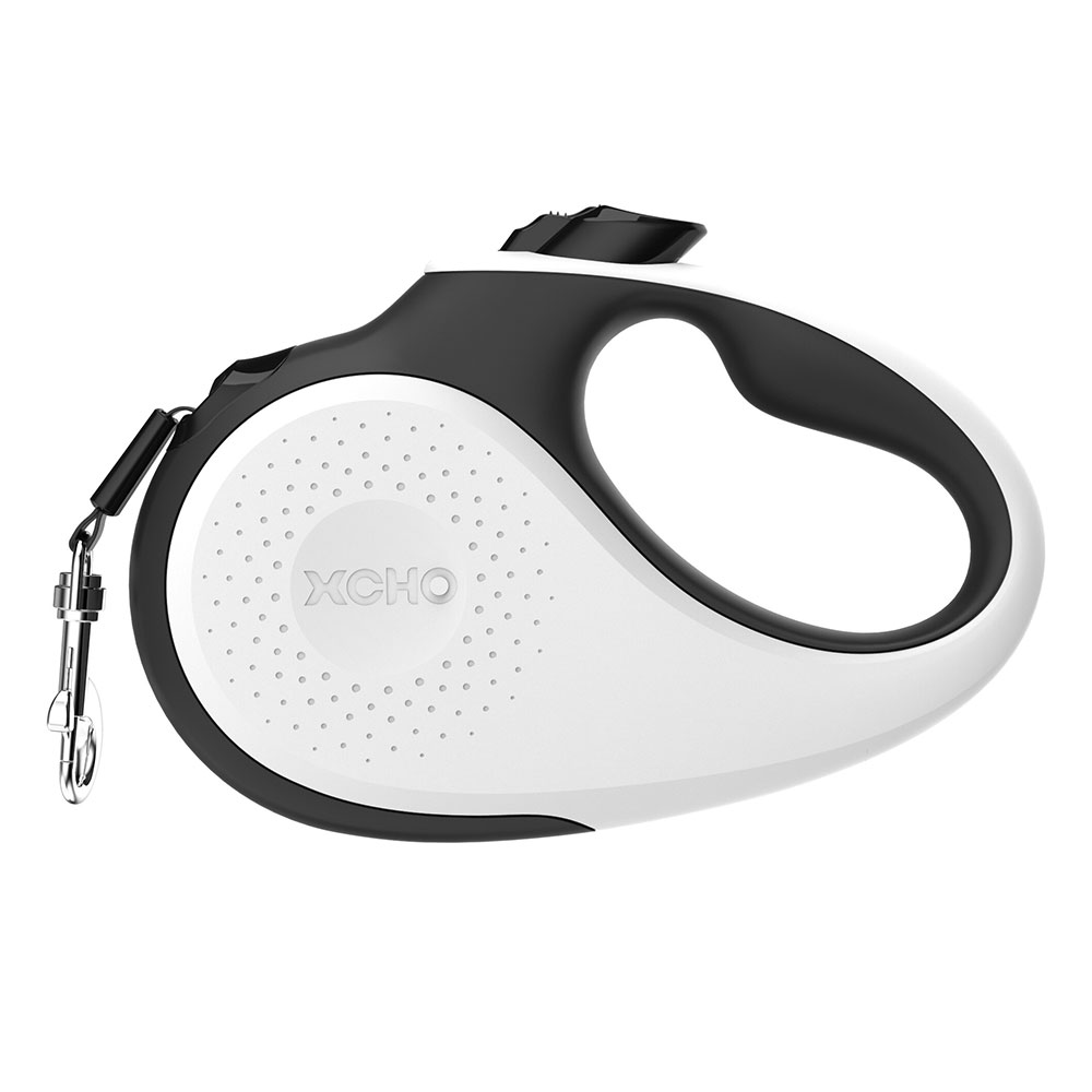 Рулетка Для Собак Мелких и Средних Пород Xcho (Иксхо) Luxe S 5м 15кг Лента Белая 51415