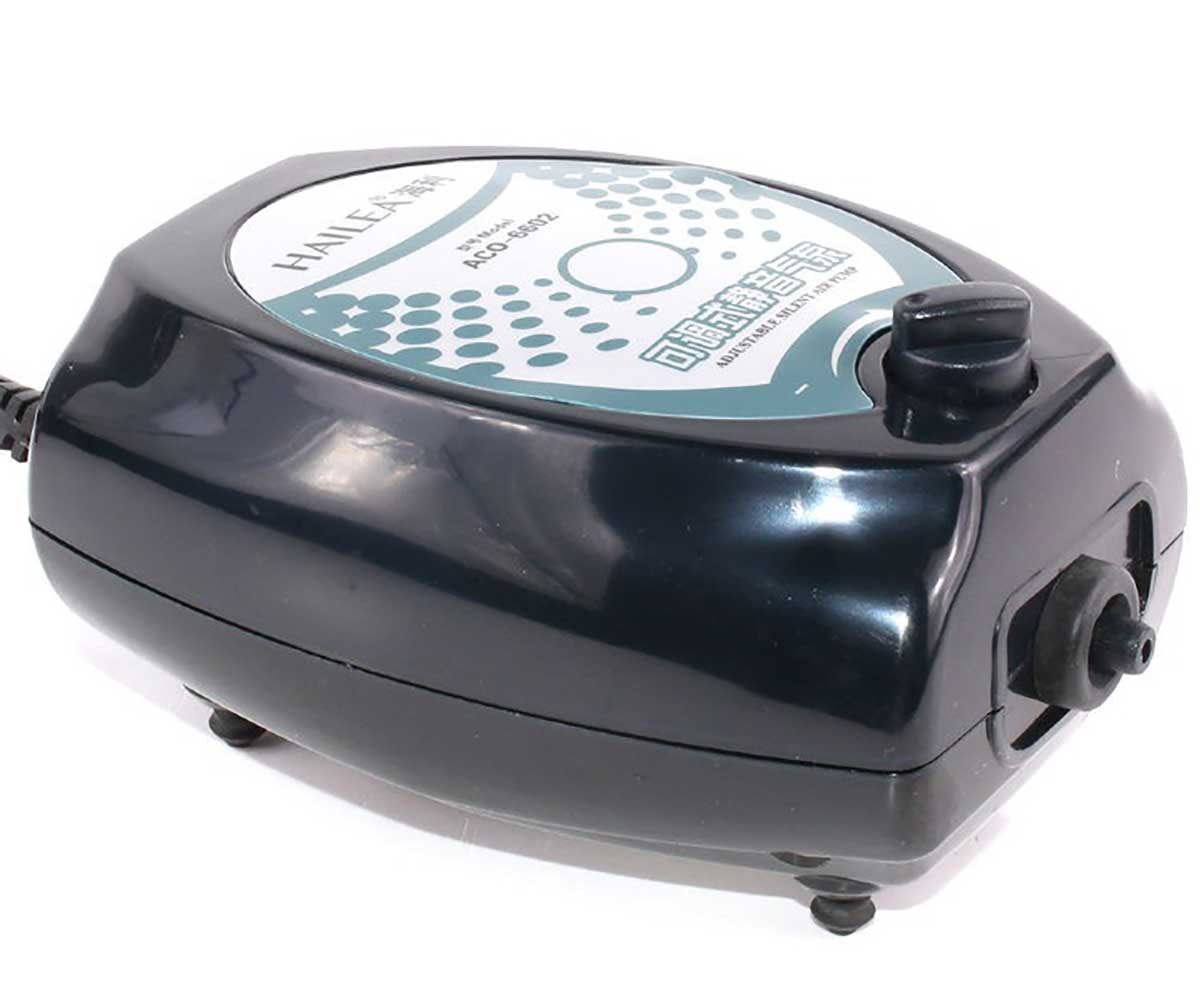 Компрессор Hailea (Хэйлеа) Adjustable Silent 6602 2,5вт 4л/Мин Hl-Асо-6602 С Регуляцией Потока