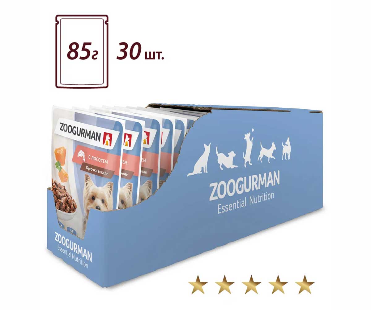 Влажный Корм Zoogurman (Зоогурман) Для Собак Лосось 85г 1143