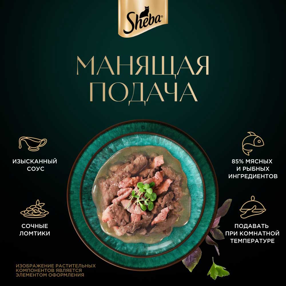 Влажный Корм Sheba (Шеба) Для Кошек Форель и Креветки 75г (1*28)