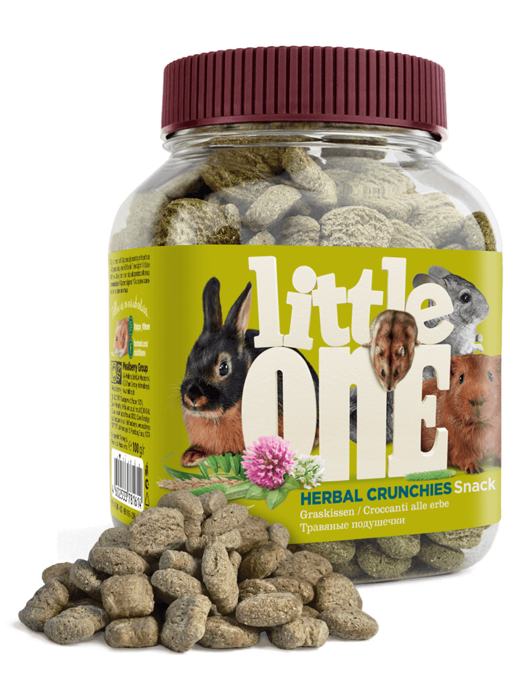 Лакомство Для Грызунов Little One (Литл Ван) Травяные Подушечки 100г