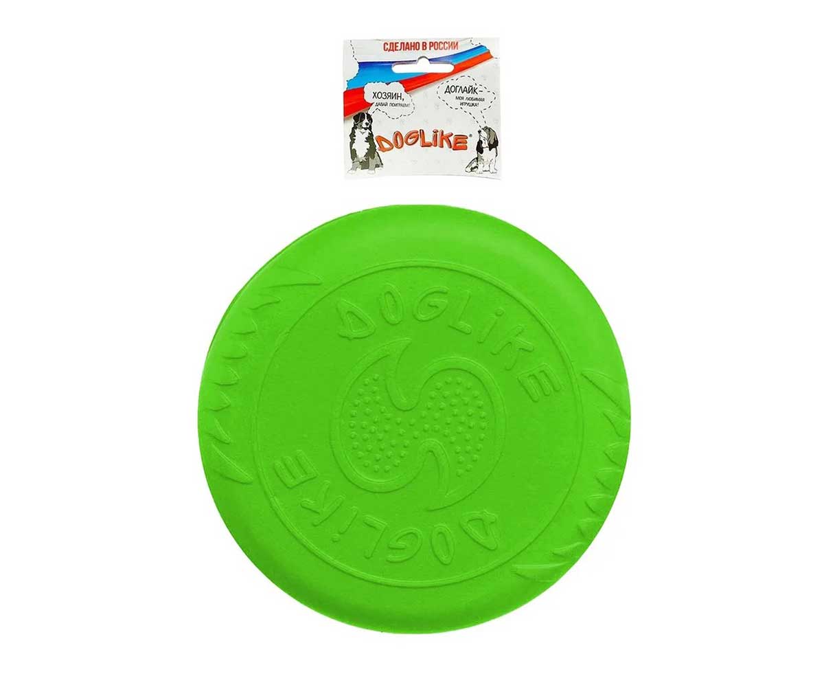 Игрушка Doglike (Доглайк) Тарелка Летающая Средняя Dt-0399 Зеленый
