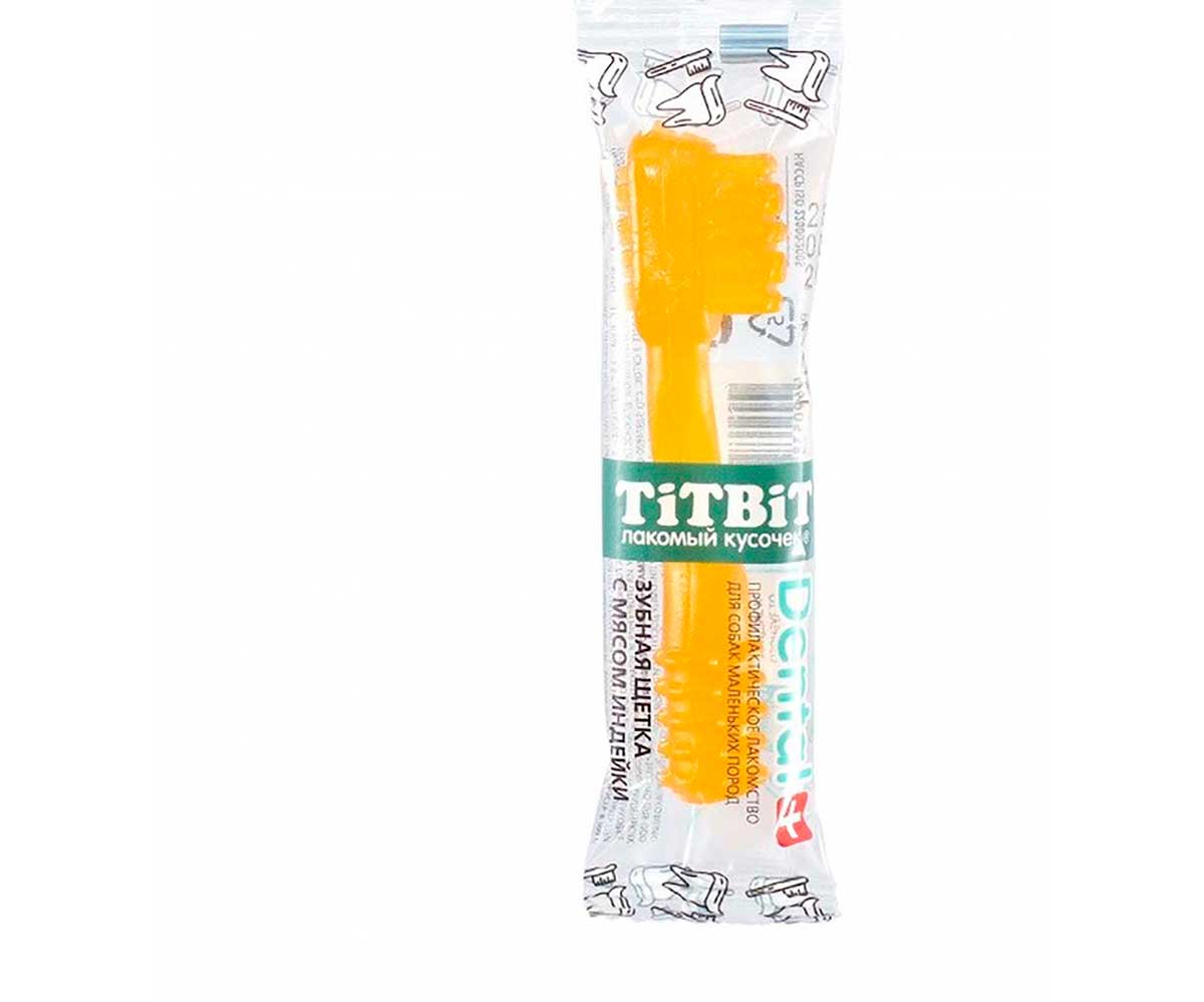 Лакомство TiTBiT (Титбит) Для Собак Дентал+Зубная Щетка с Мясом Индейки 019863