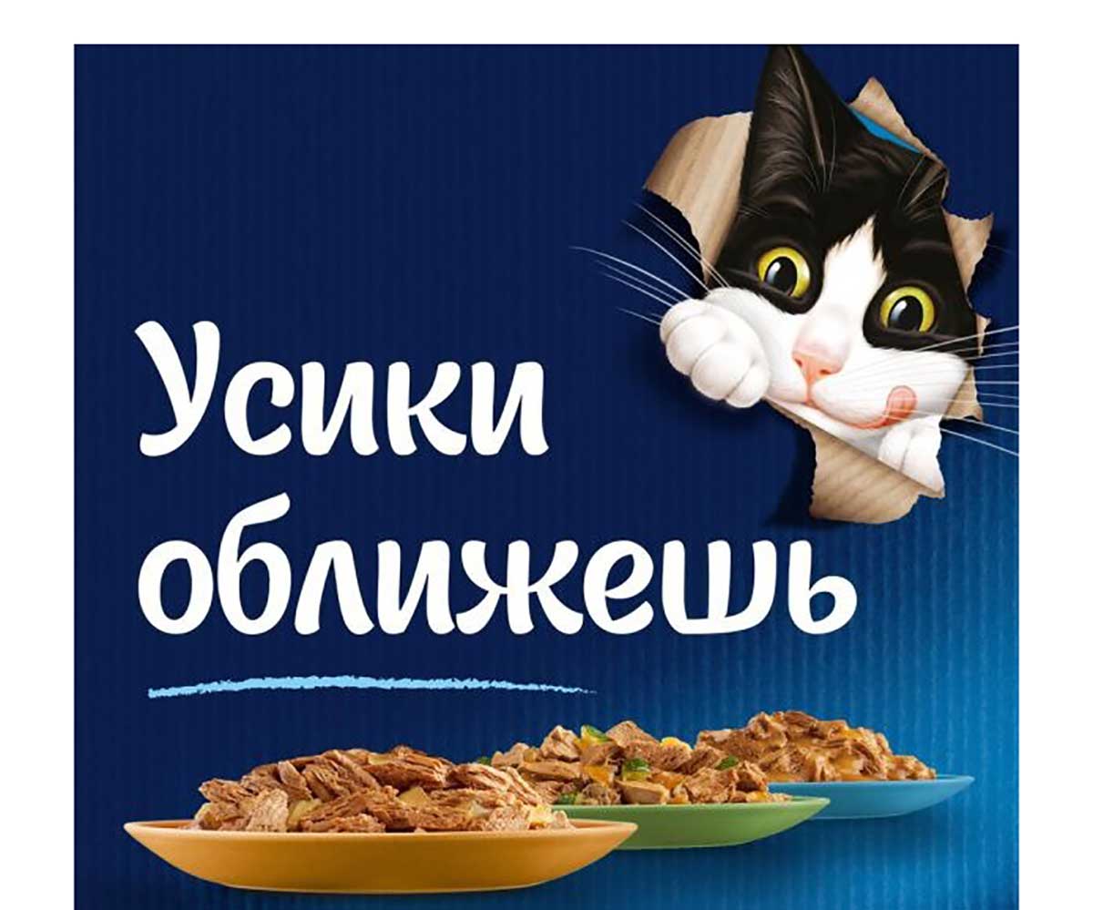 Влажный Корм Felix (Феликс) Для Кошек Аппетитные Кусочки Курица и Томаты в Желе 75г (1*26)