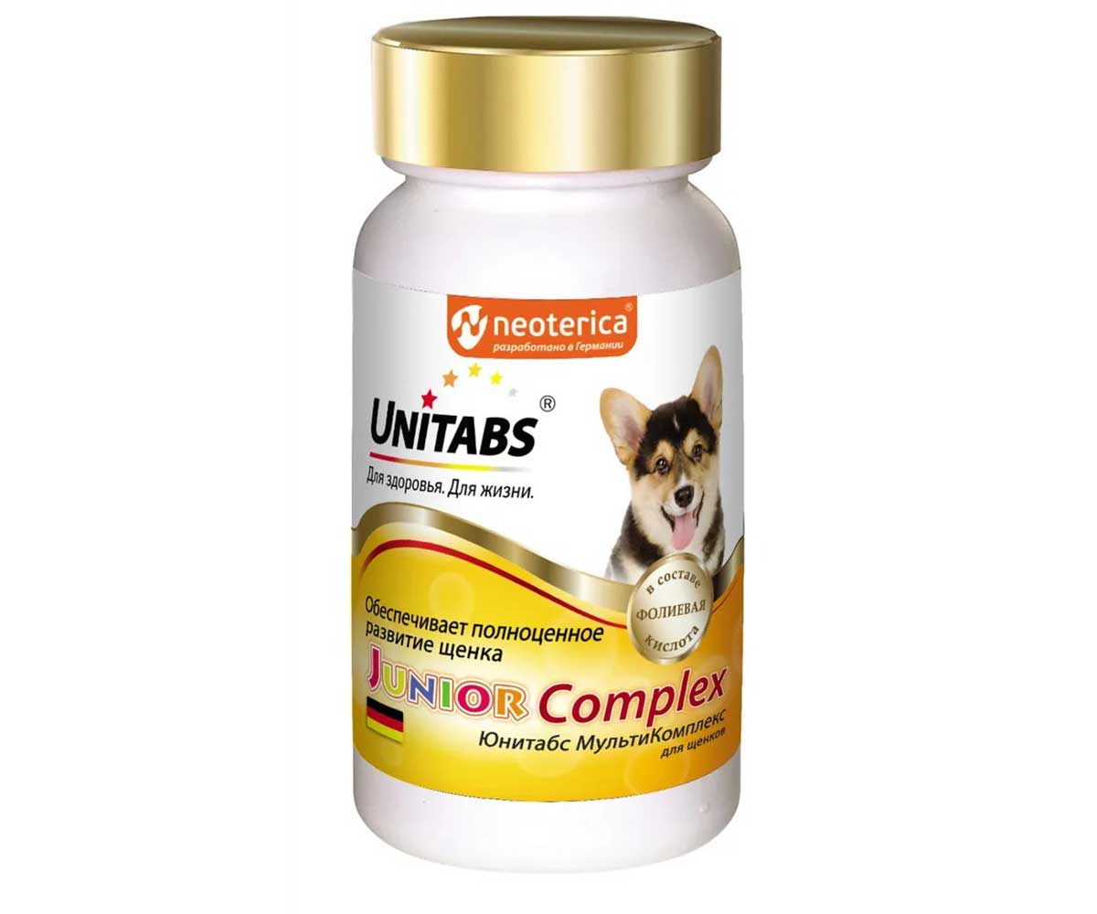 Unitabs (Юнитабс) Juniorcomplex B9 Мультикомплексные Витамины Для Щенков 200т U2072