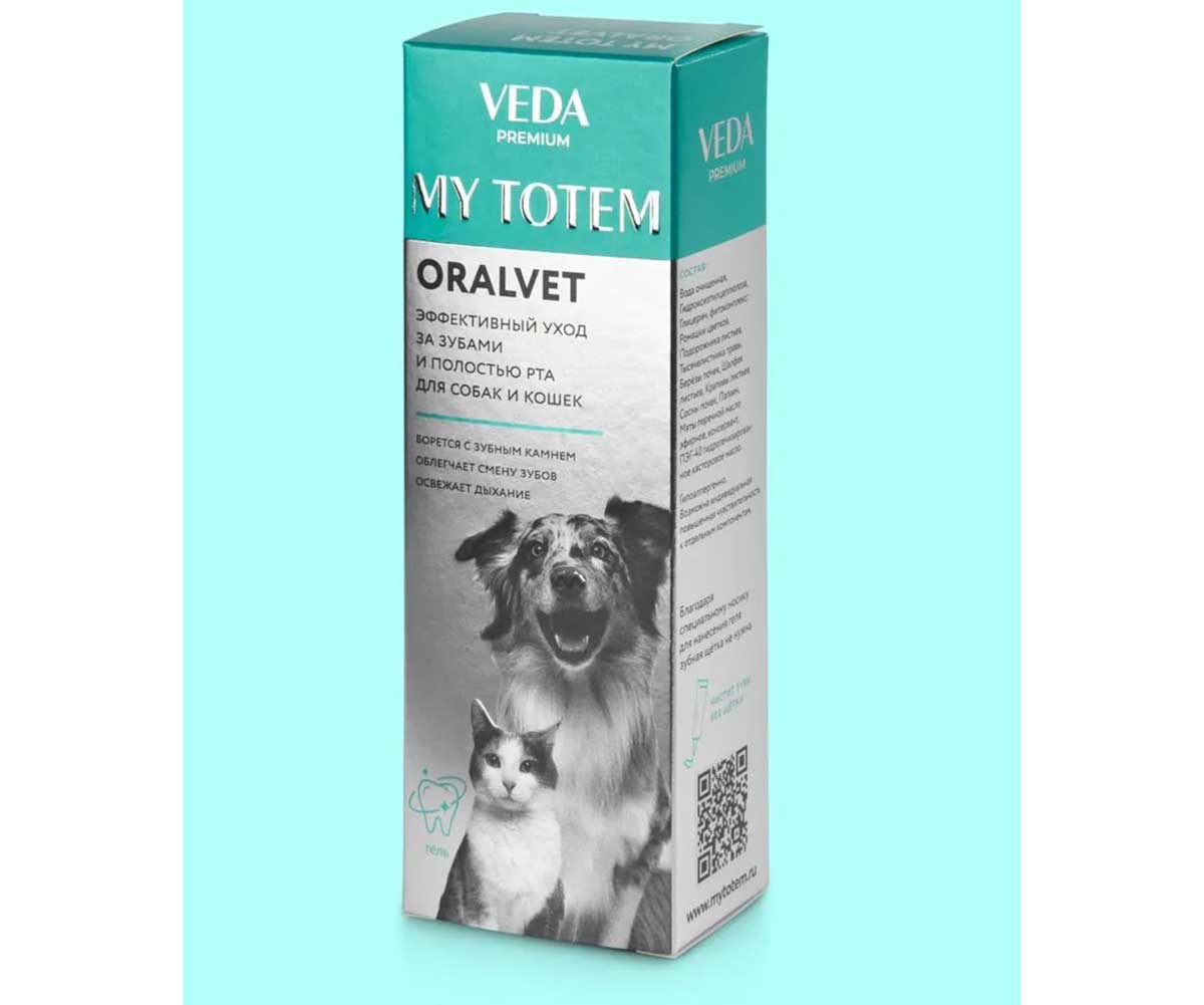 Гель Для Зубов My Totem (Май Тотем) Oralvet Для Кошек Собак 40мл