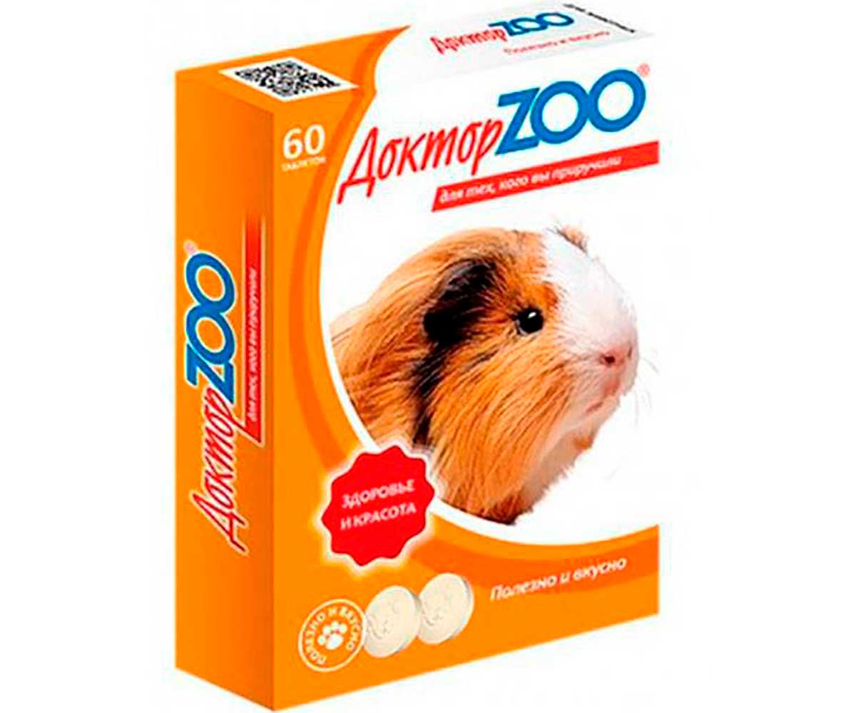 Доктор Zoo (Зоо) Мультивитаминное Лакомство Для Морских Свинок 60т