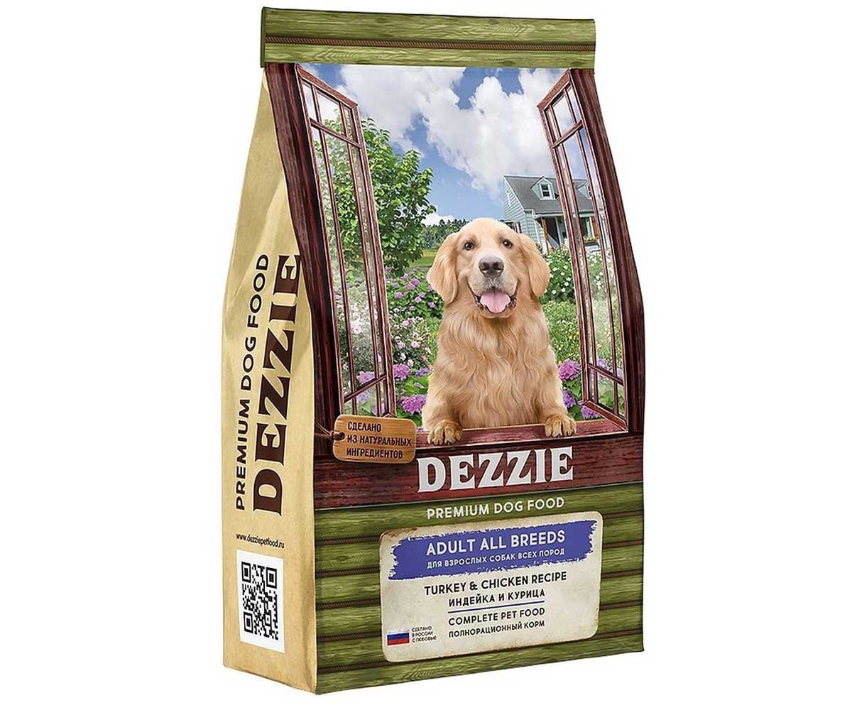 Сухой Корм Dezzie (Деззи) Для Собак Индейка и Курица Adult Dog 3кг 5659051