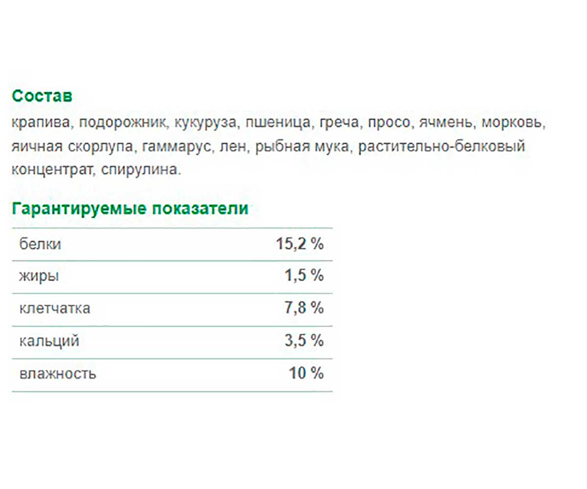 Корм Зоомир Полезные Белки Для Сухопутных Улиток 35г 927