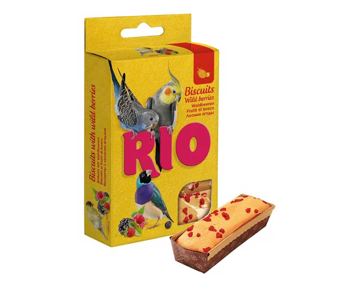 Rio (Рио) Лесные Ягоды Бисквиты  Для Птиц 5*7г 22190