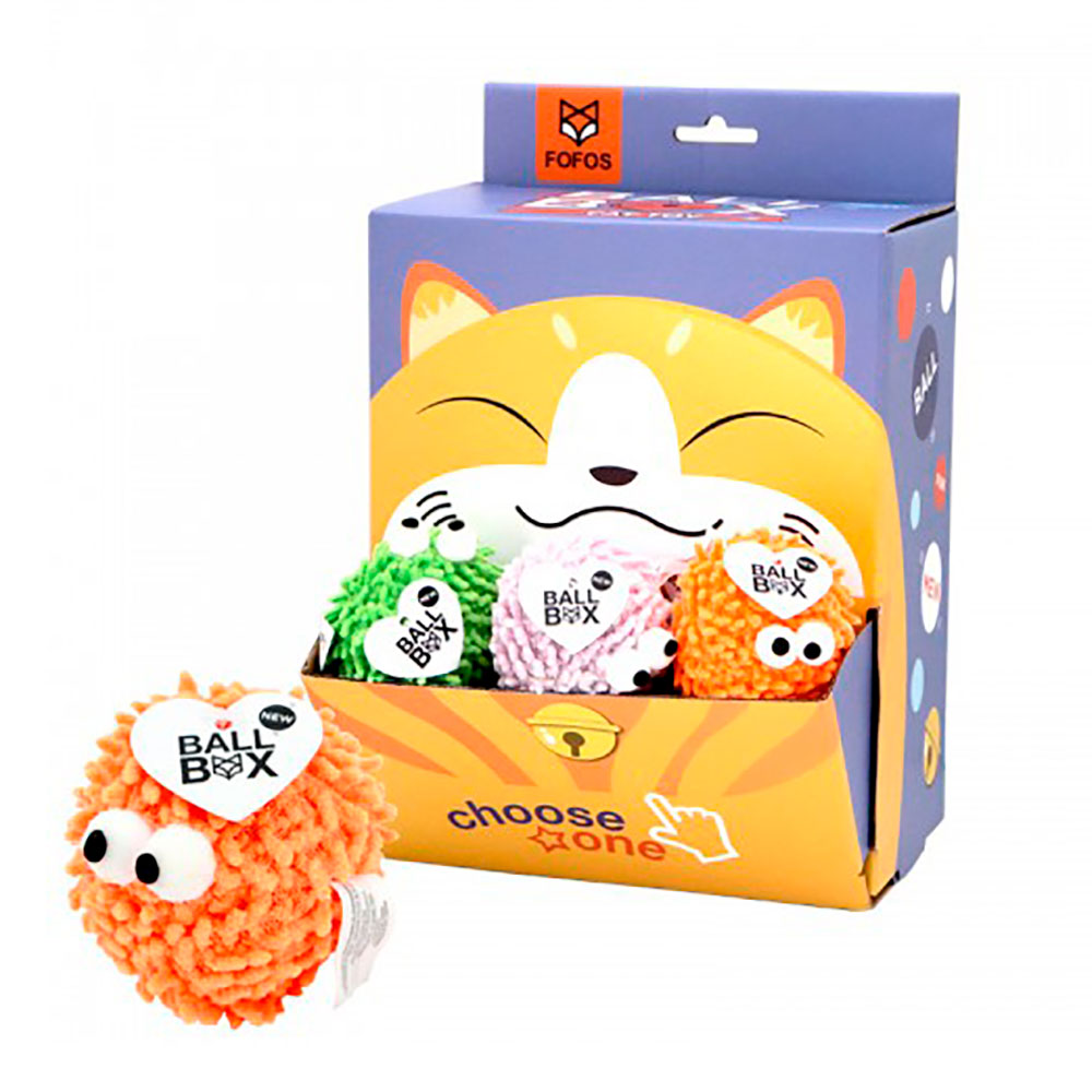 Игрушка Для Кошек Fofos (Фофос) Мяч с Глазками 5*4,5*4,5см МИКС Dcf18333
