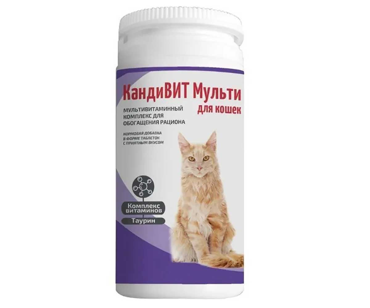 Витамины Кандивит Мульти Для Кошек 50-Таблеток