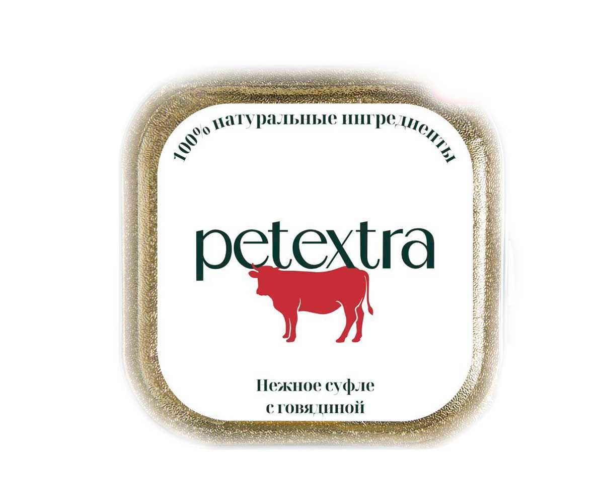 Влажный Корм Petextra (Петэкстра) Для Кошек Говядина Нежное Суфле 100г (1*16)