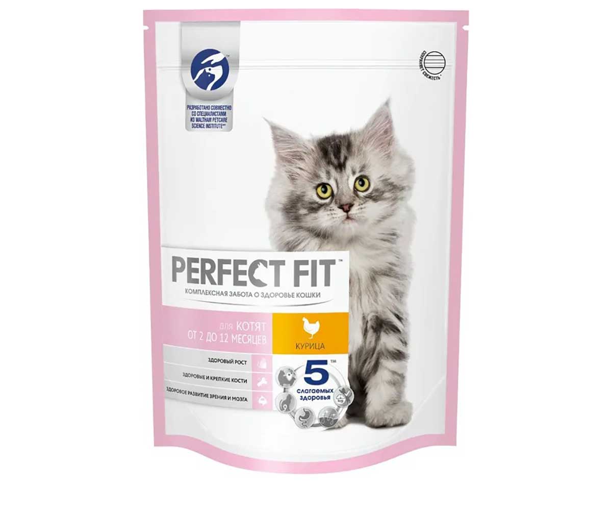 Сухой Корм Perfect Fit (Перфект Фит) Для Котят Курица 1,2кг (1*6)