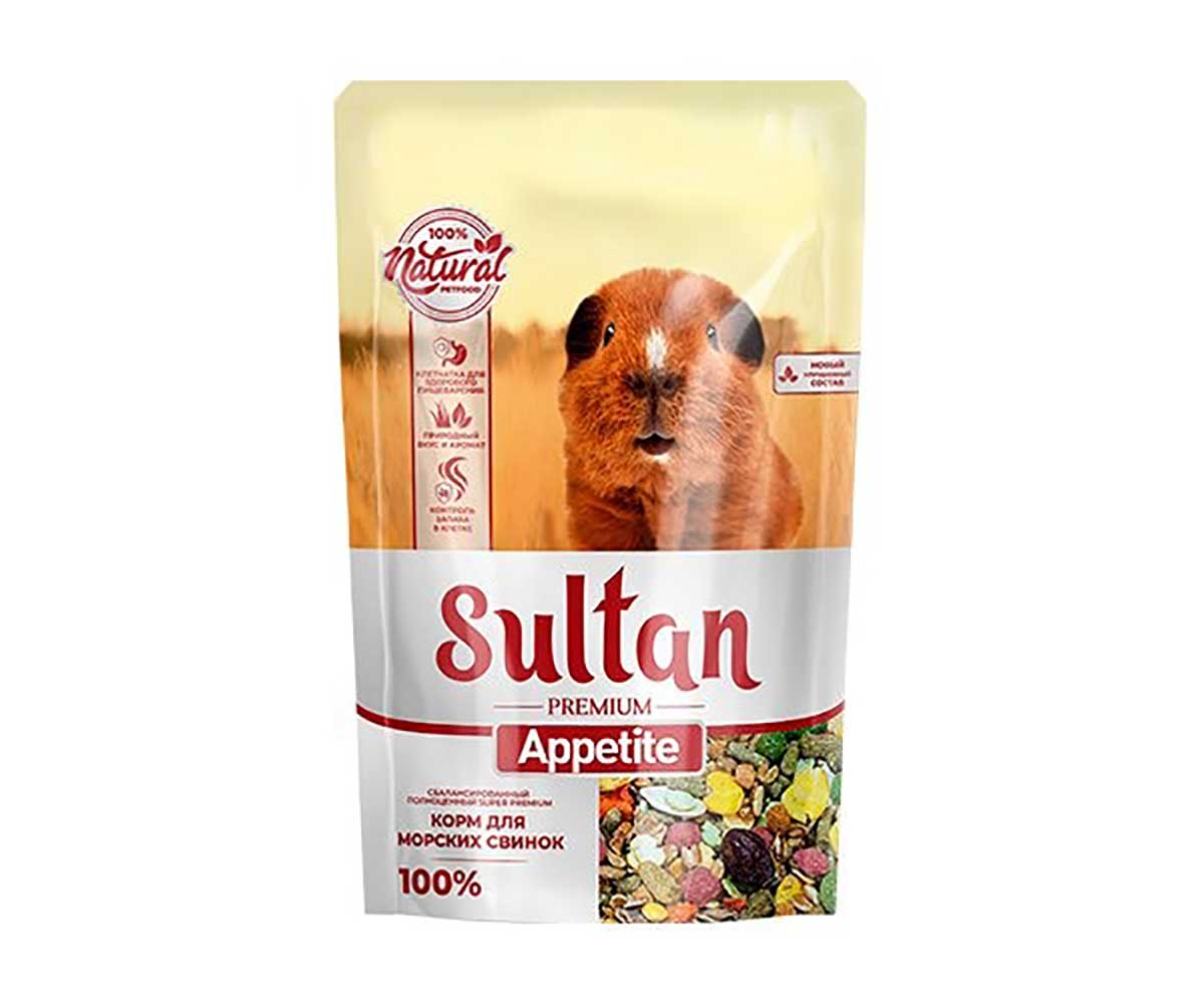 Корм Sultan (Султан) Для Морских Свинок Appetite 700г (1*8)