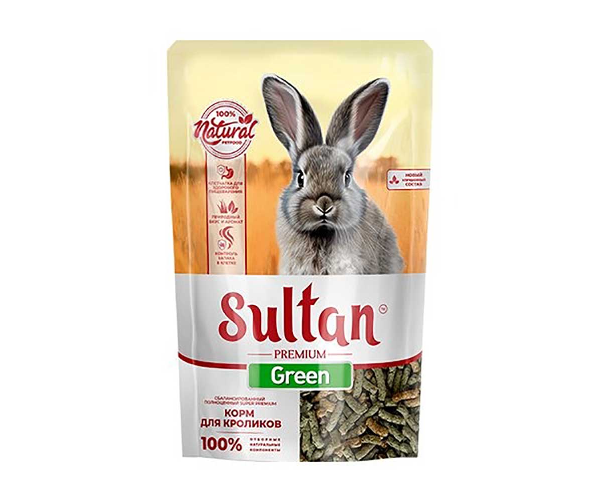 Корм Sultan (Султан) Green Для Кроликов 650г (1*8)