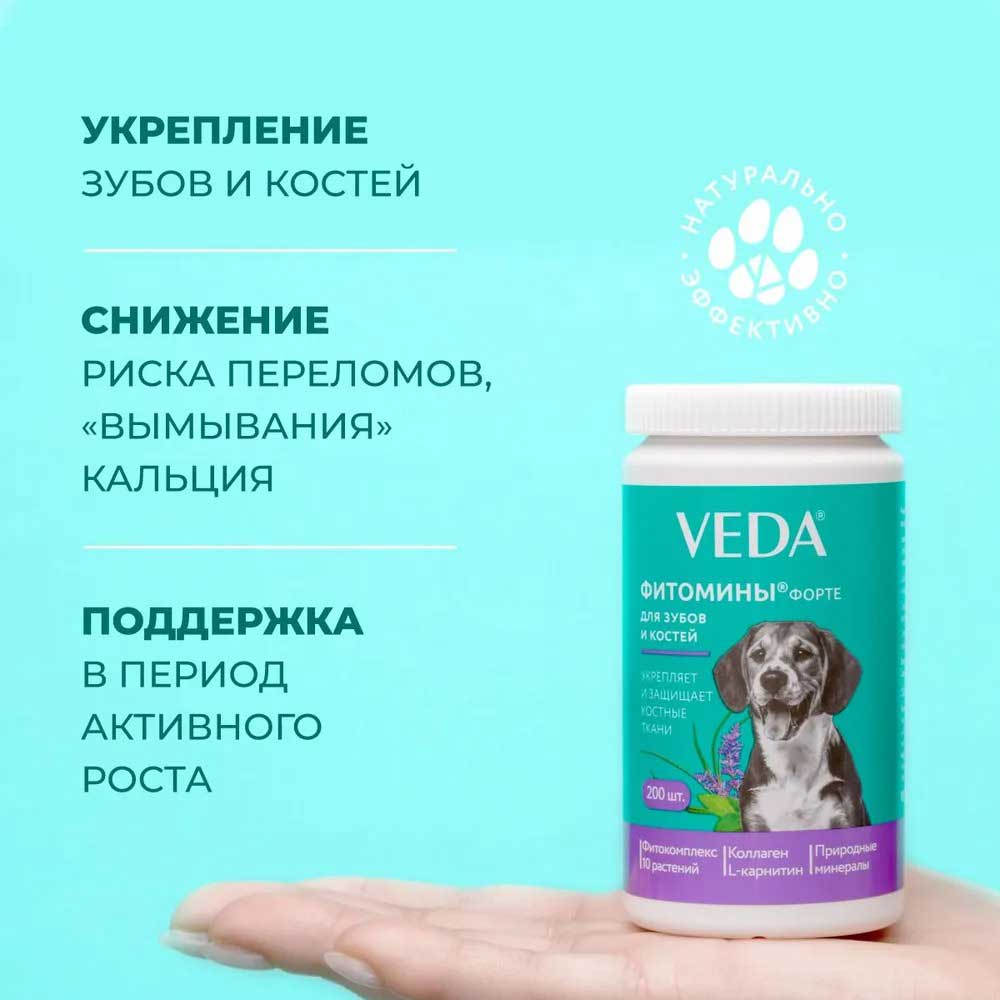 VEda (Веда) Фитомины Форте Для Собак Для Укрепления Зубов и Костей
