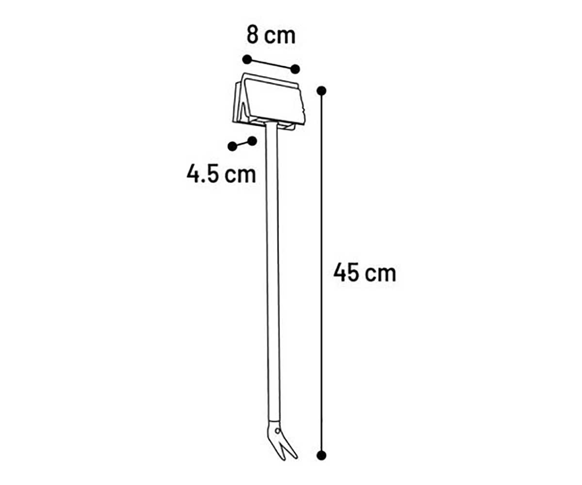 Скребок Flamingo (Фламинго) Для Чистки Аквариума 4 В 1 45*8см Fl410363