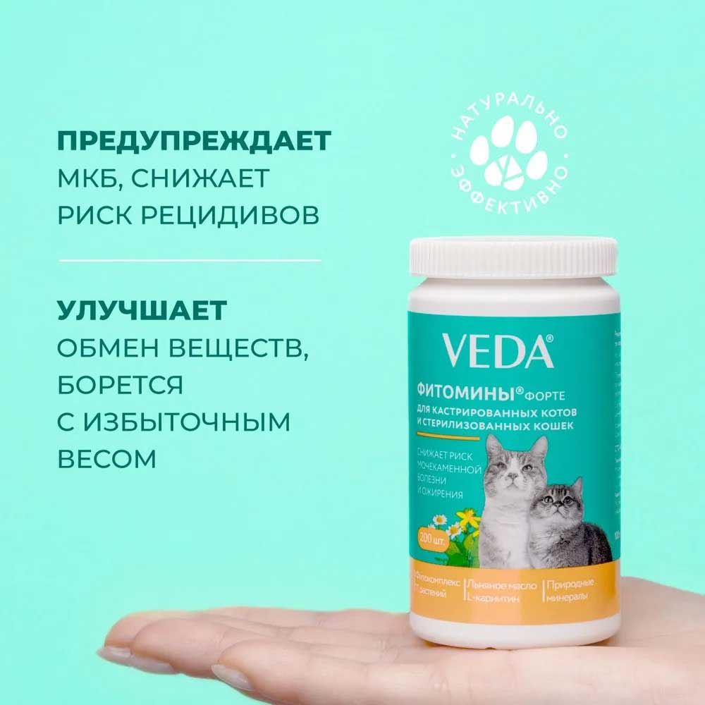 Veda (Веда) Фитомины Форте Для Кастрированных Котов