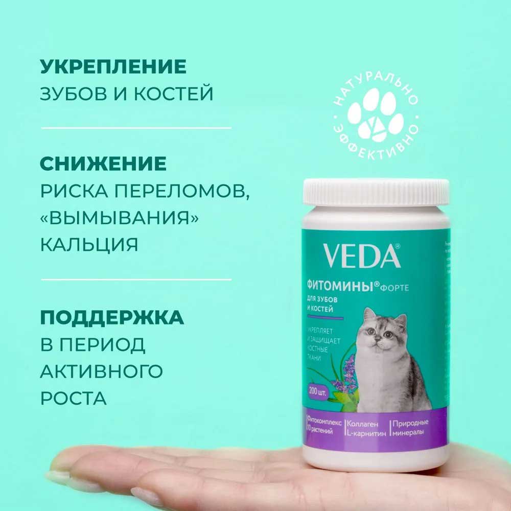 Veda (Веда) Фитомины Форте Для Кошек Для Зубов и Костей