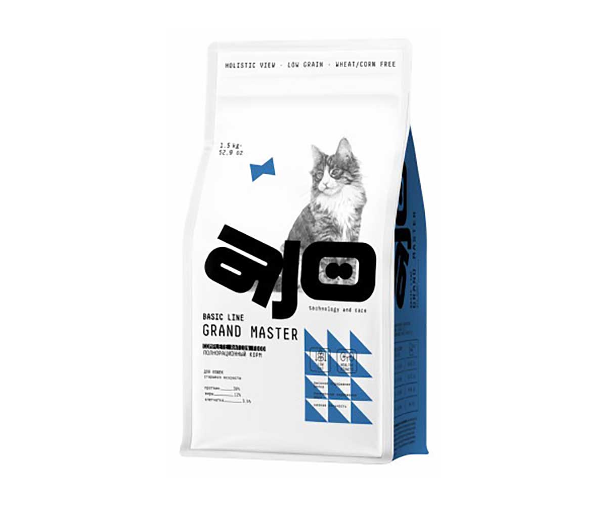Сухой Корм Ajo (Аджо) Для Кошек Старшего Возраста 1,5кг (1*6)