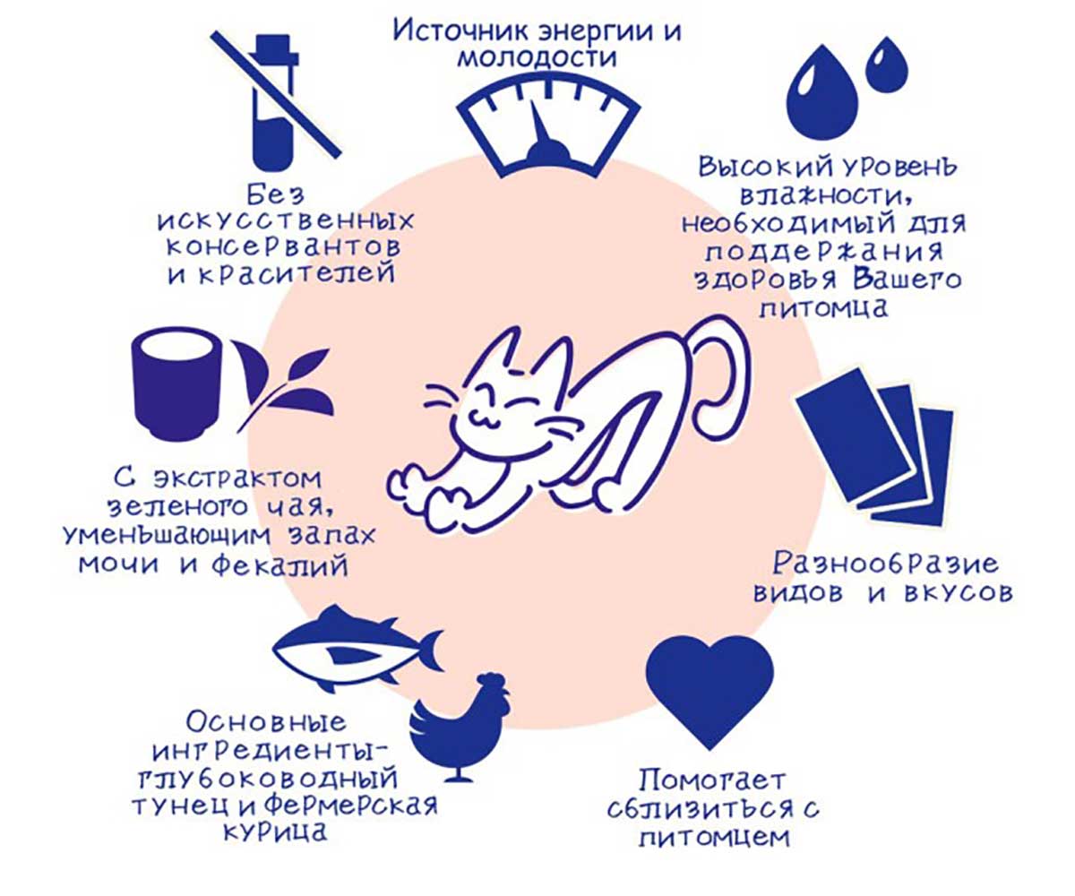 Влажный Корм Inaba (Инаба) Kinnnodashi Для Кошек Тунец Магуро, Кацуо и Палтус в Желе 60г (1*12)