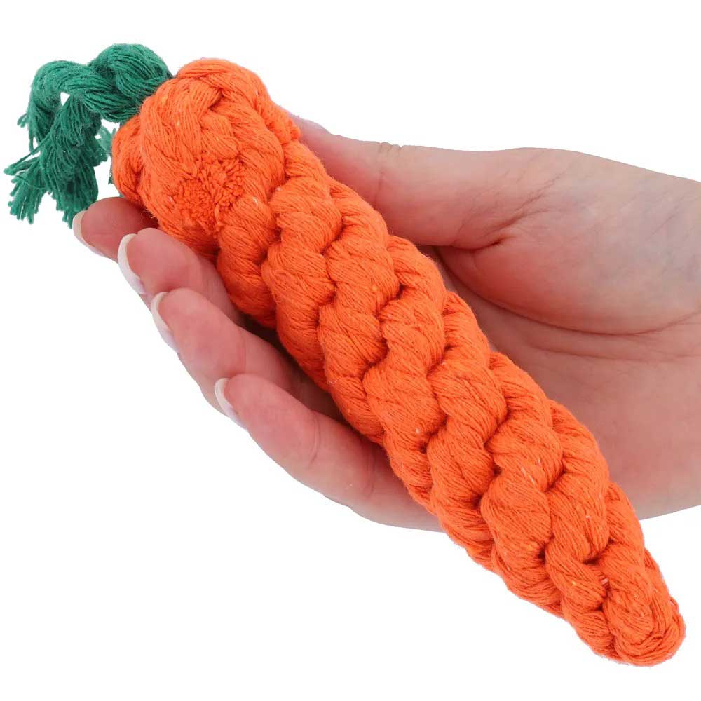 Игрушка Wogy (Воги) Для Собак Морковка Плетеная 10922-0227 22*3см