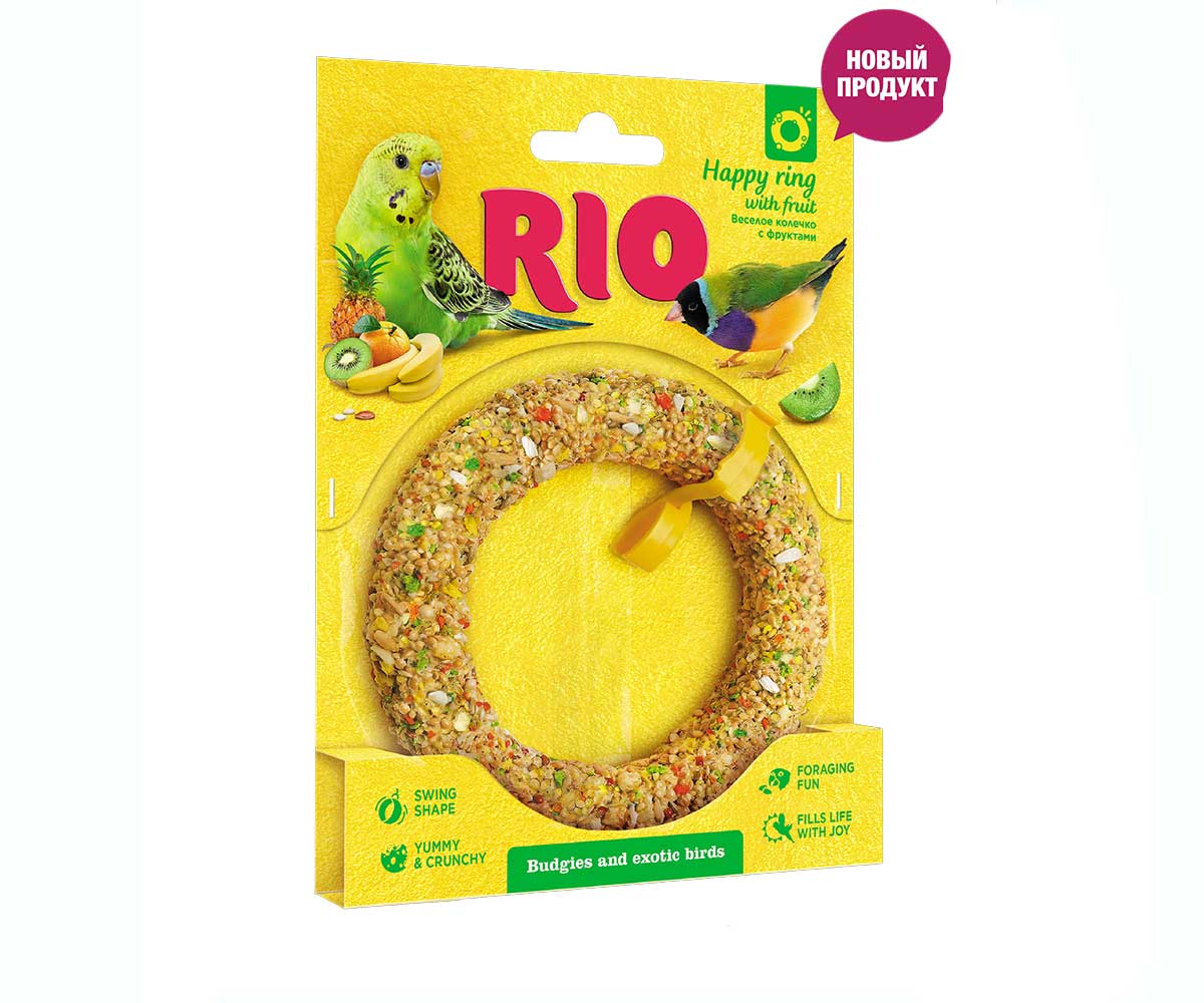 Rio (Рио) Веселое Колечко Лакомство-Игрушка Для Волнистых Попугаев Экзотов
